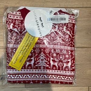 Brand New Little Sleepies two piece reindeer pajamas 12-18 months